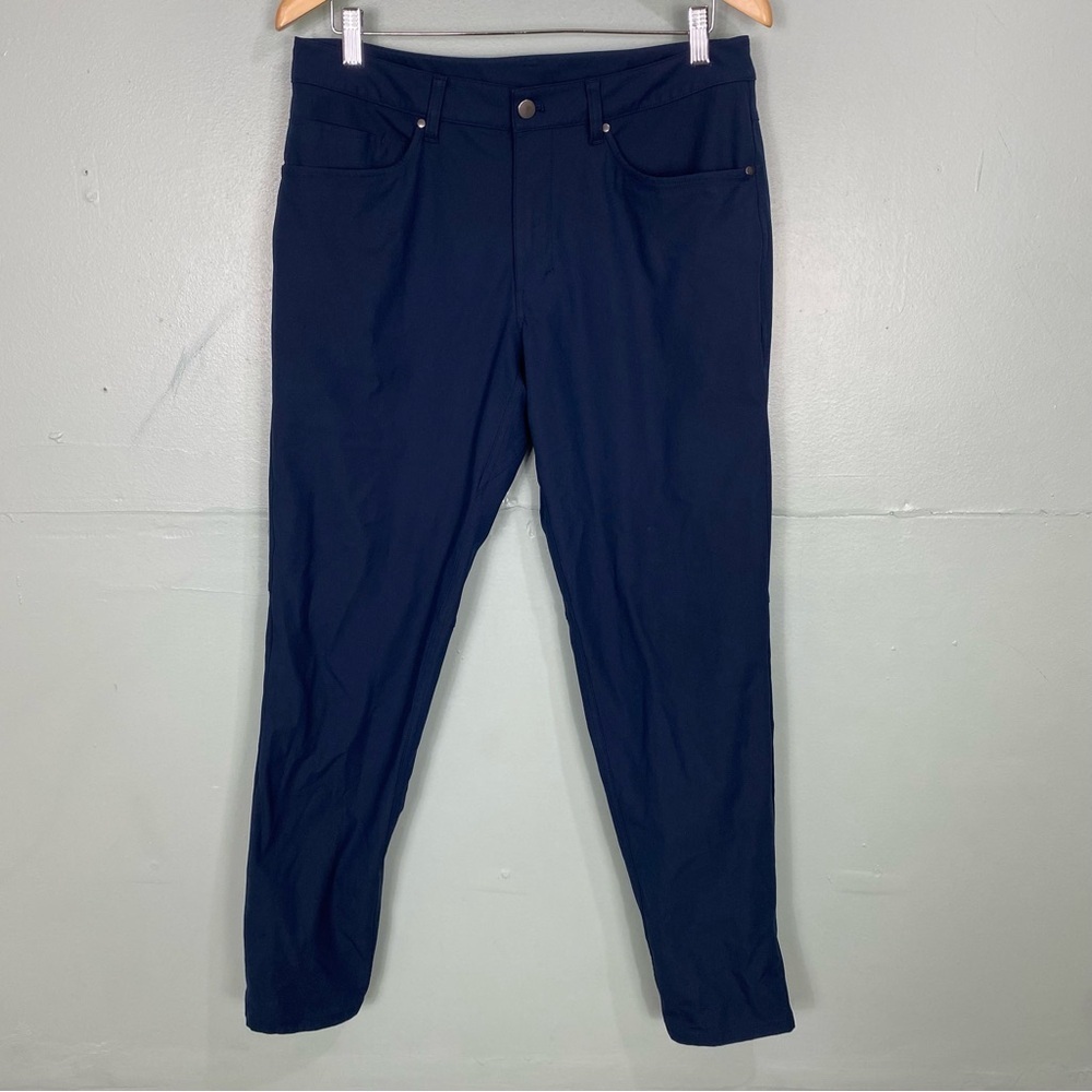 Lululemon ABC Pant Classic Sz 32X31 Blue M5ADES